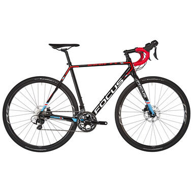 Bicicletta da Ciclocross FOCUS MARES AL Shimano 105 5800 36/46 Nero/Rosso/Blu 2018 0